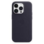 Кожаный чехол с поддержкой MagSafe Apple Leather Case для iPhone 14 Pro, Ink (Чернильный)