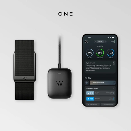 Умный браслет Whoop 5.0 CoreKnit Jet Black