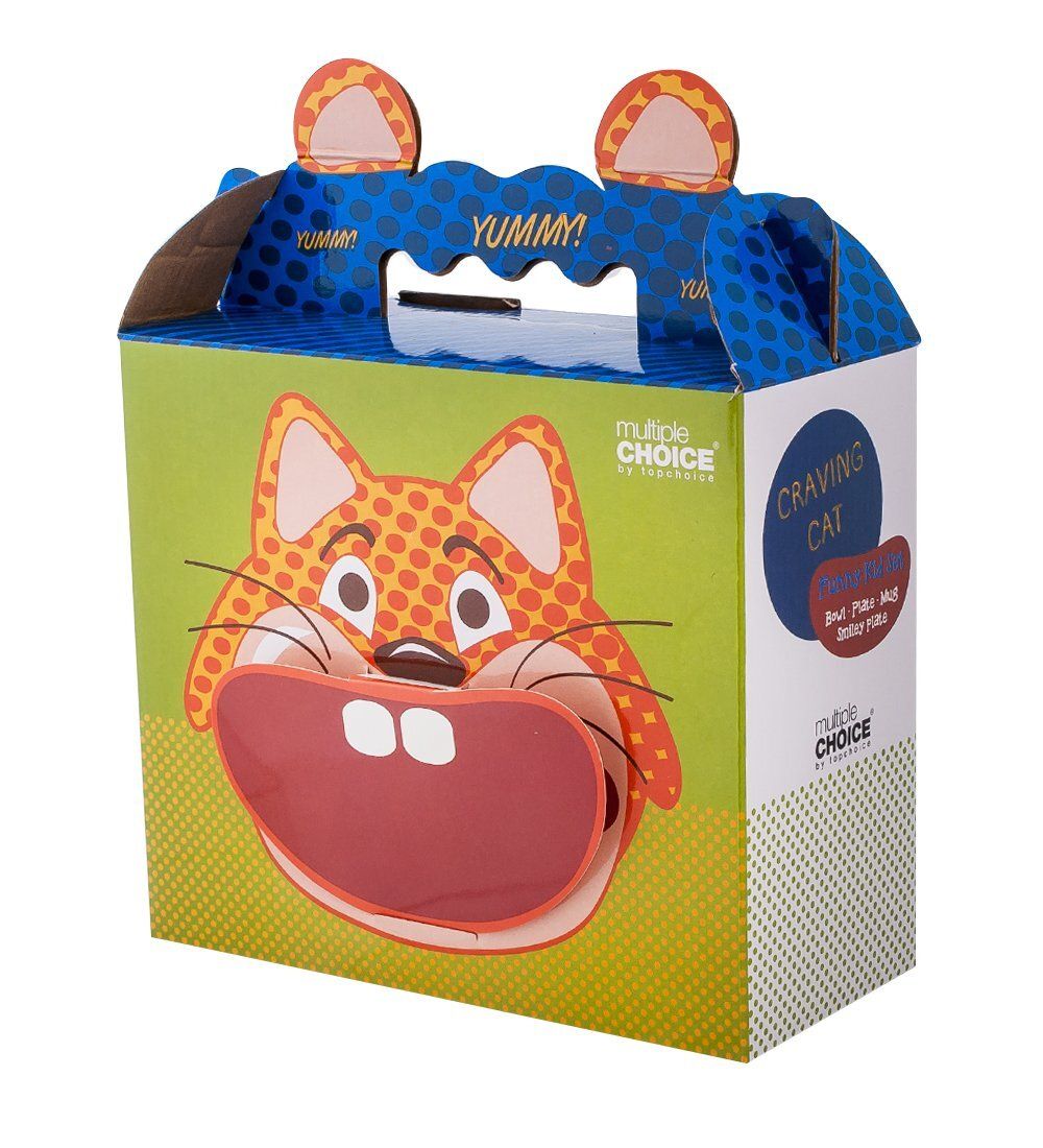 Topchoice TC-15 Набор посуды «Кот гурман» (Craving cat)
