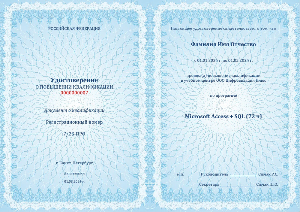 Microsoft Access + SQL