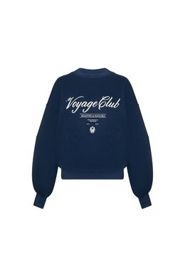 Свитшот с принтом ATHLEISURE Тёмно-синий