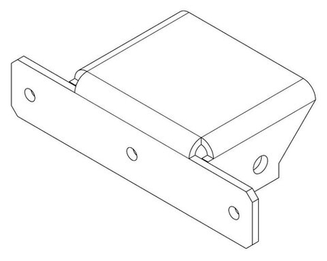 PERCo-MB-16.6 PERCo Накладка Т- образная