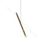Pendant design lamp  A-tube by Nano Duo by Studio Italia Design (Gold)