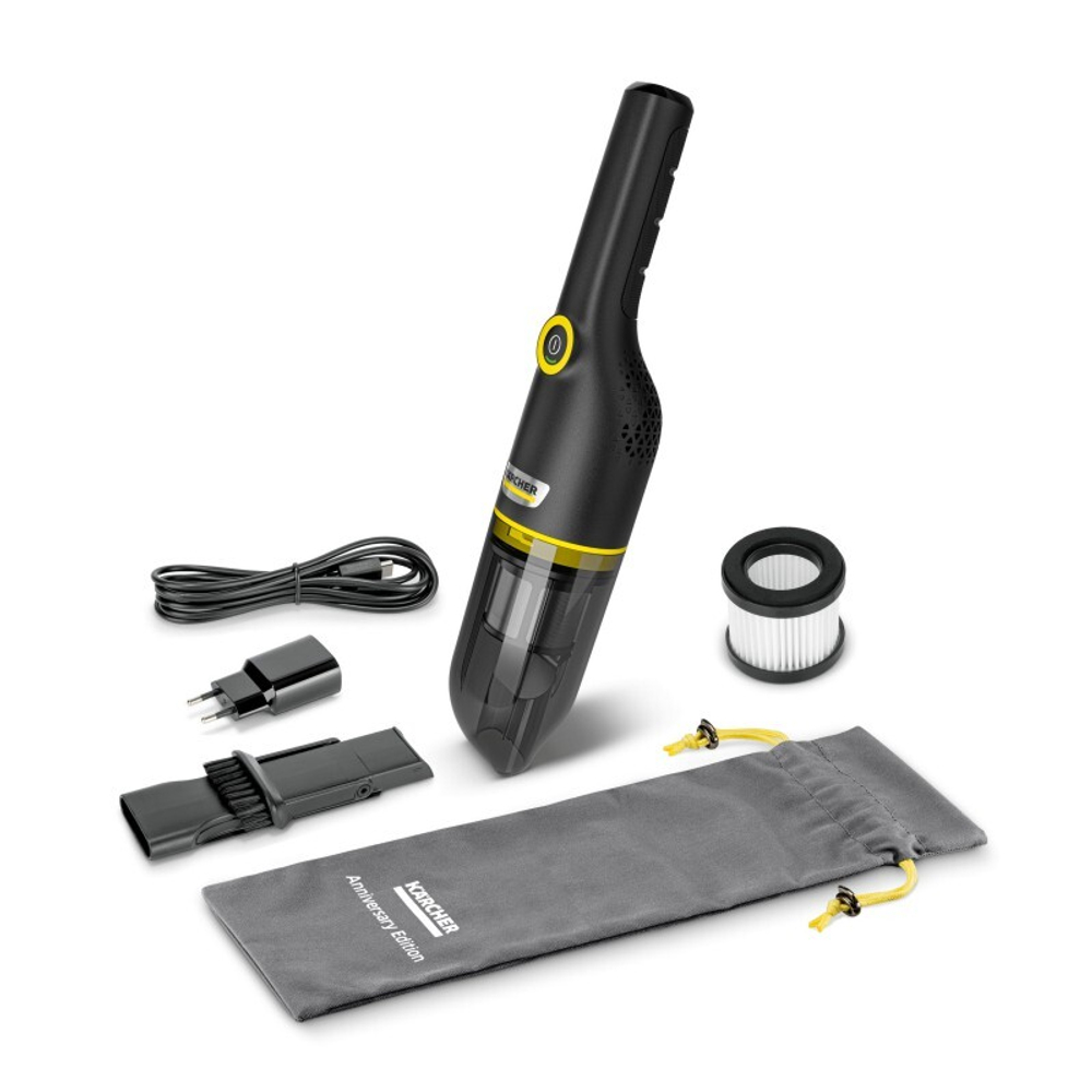Пылесос ручной Karcher CVH Anniversary Edition черный/желтый (1.198-355.0)