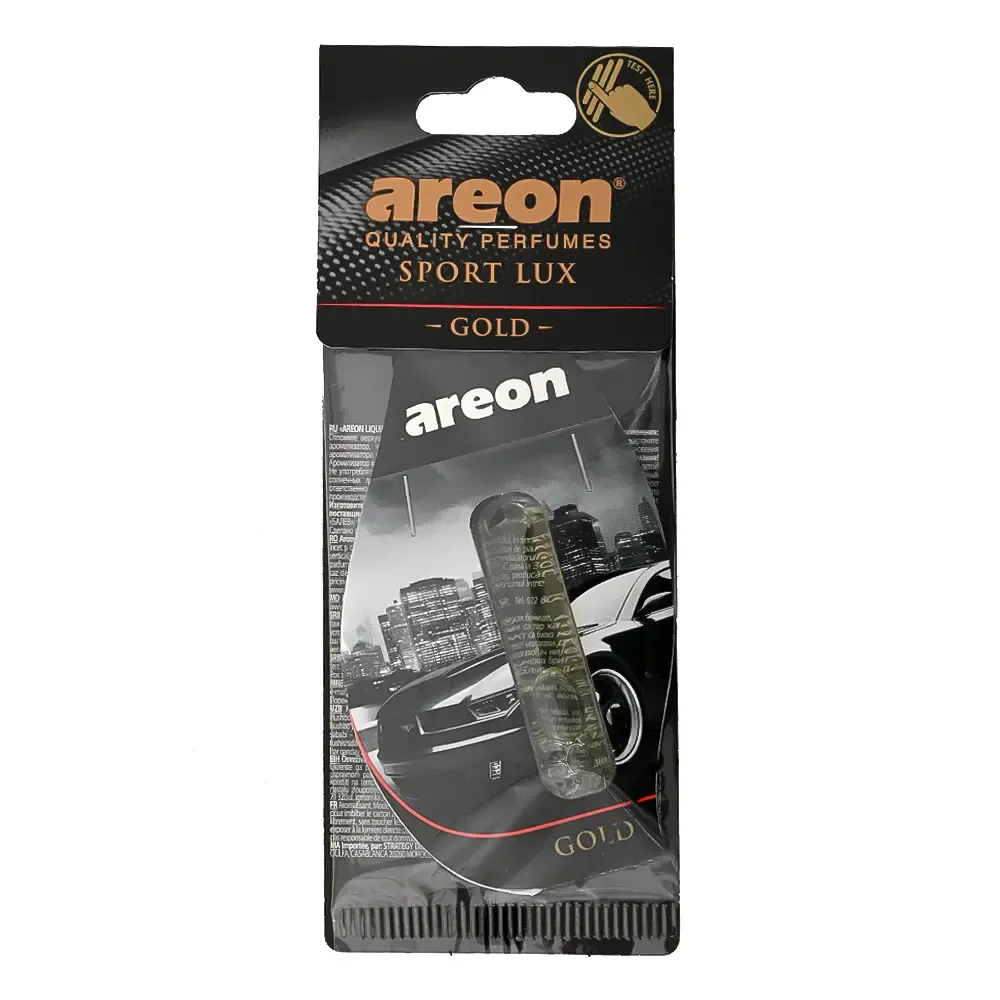 Ароматизаторы для автомобиля "AREON LIQVID LUX 5 ML" GOLD  (704-LX-01 / 1/24.288)
