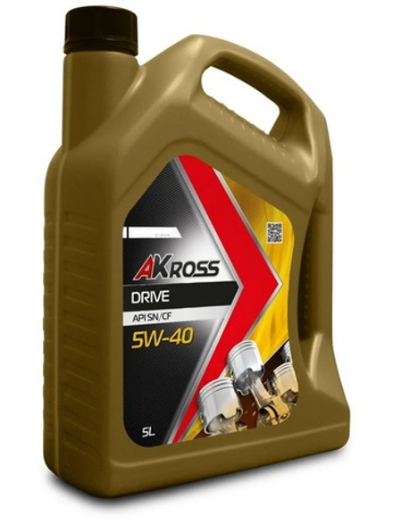 Масло моторное AKross Drive 5W40 SN/CF ACEA A3/B4 5л