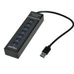 Perfeo USB-HUB 7 Port, (PF-H043 Black) чёрный