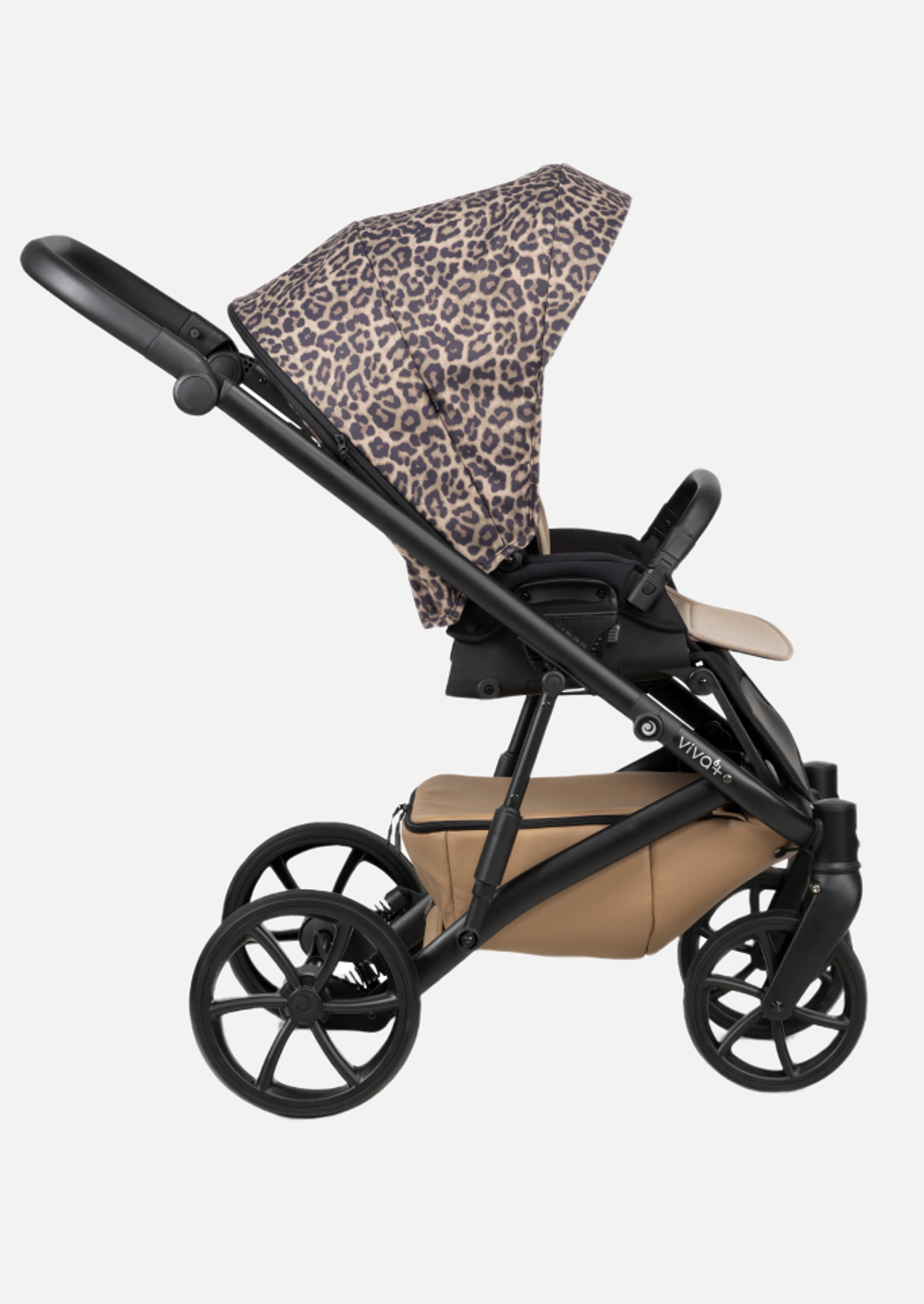 Коляска 2 в 1 Tutis Viva 6+ Leather Wild Elegance, Savannah Brwon