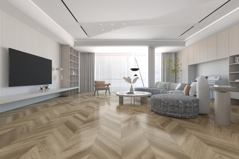 Кварц-винил SPC Damy Floor Chevron SPC 0,75мм 5,2 мм СЕН-ЖЕРМЕН 1.676 м2