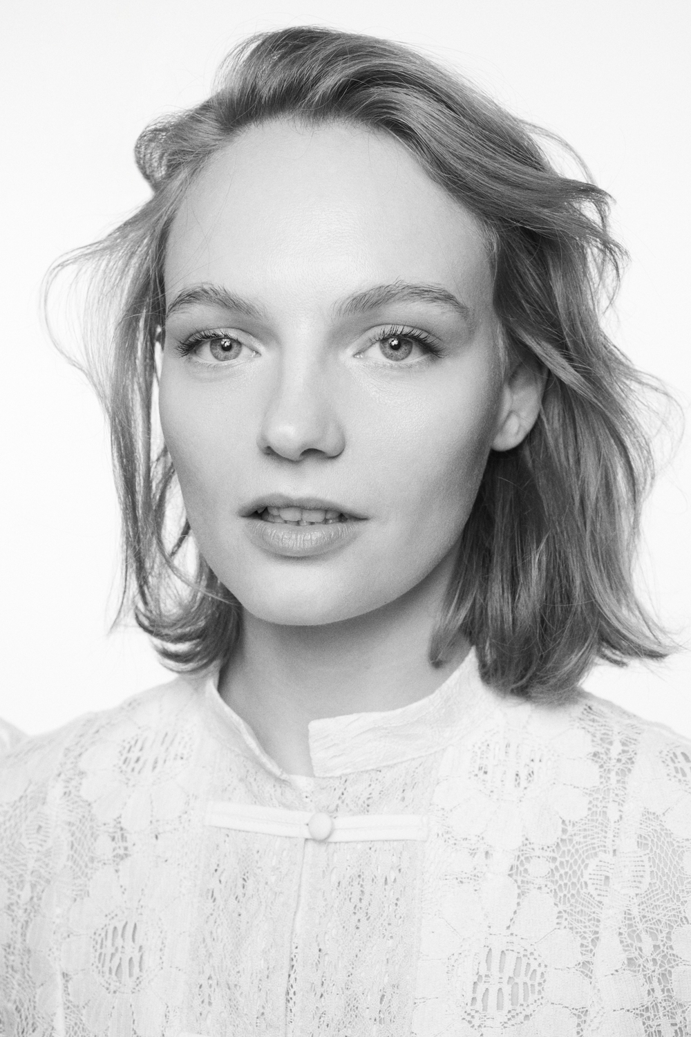 Кружевная блузка с пуговицами-узелками - H&M