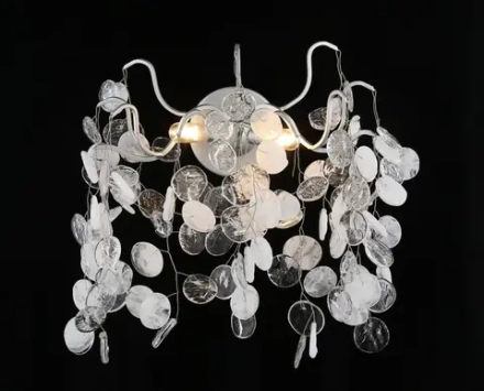 Бра Crystal Lux TENERIFE AP2 SILVER 3181/402