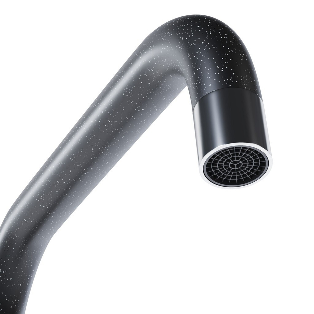 Смеситель для кухни 35к MIXLINE МЛ-ГС12 (ML-GS12) (343) антрацит высок. излив