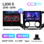 Teyes CC3 2K 9"для Mitsubishi L200 2015-2019