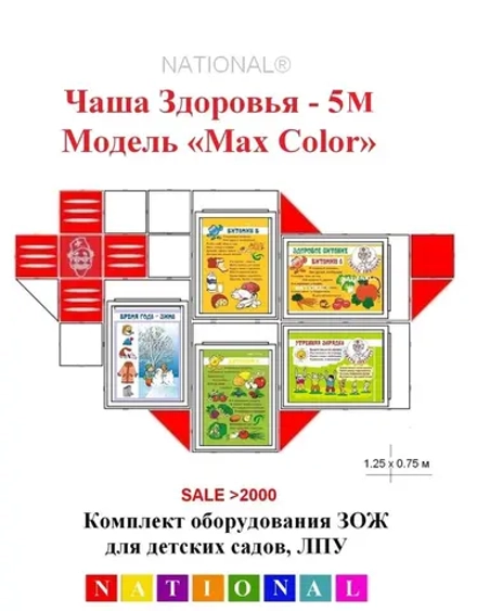 Опт. Комплекты оборудования наглядной пропаганды ЗОЖ детские