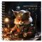 Скетчбук 40л., 170*170 на гребне BG "Steampunk. Fox"