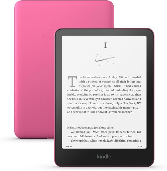 Электронная книга Amazon Kindle PaperWhite 2024 16Gb (без рекламы) Розовый | Raspberry
