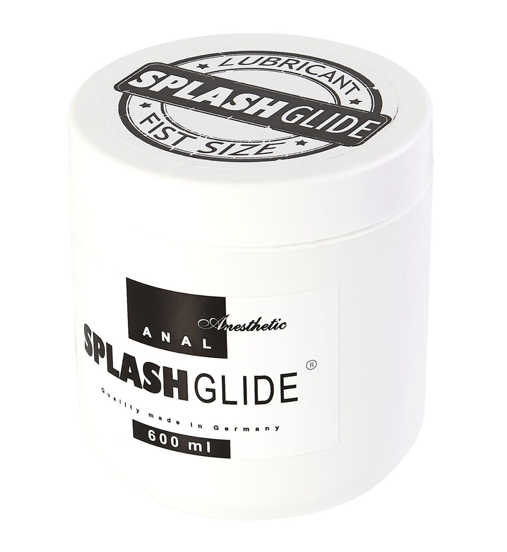 Анальный гель-лубрикант на водной основе SPLASHGLIDE ANAL ANESTHETIC FIST SIZE - 600 мл.