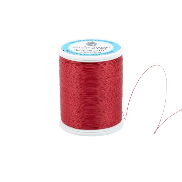 Нитки для пэчворка SumikoThread 200 м, (219 ярд), 09 т.красный