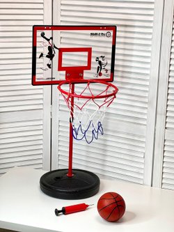 Игровой набор Баскетбольное кольцо 145см на стойке для дома улицы 201600523
