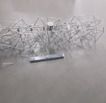 Pendant design lamp Etoile by Terzani Long (Silver)