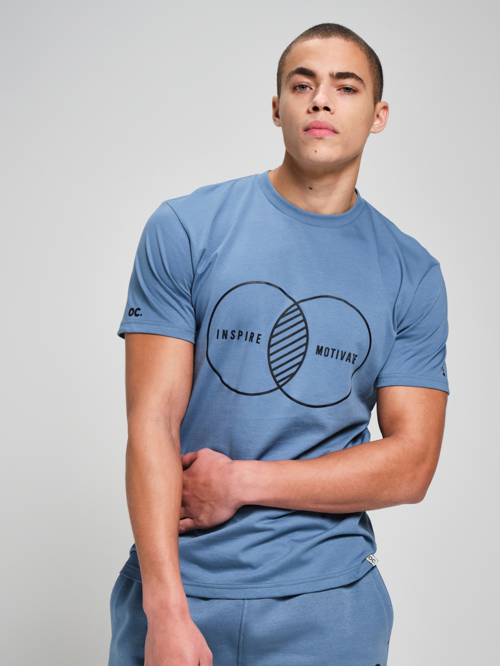 Футболка мужская ORIGINAL CREATOR INSPIRE T-SHIRT, Светло-синий