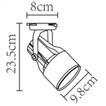 Трековый светильник Arte Lamp LYRA A6252PL-1BK