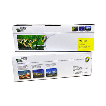 Картридж UNITON, аналог HP W2412A (216A) для Color LJ M155/M182/M183 (0.85К) желтый