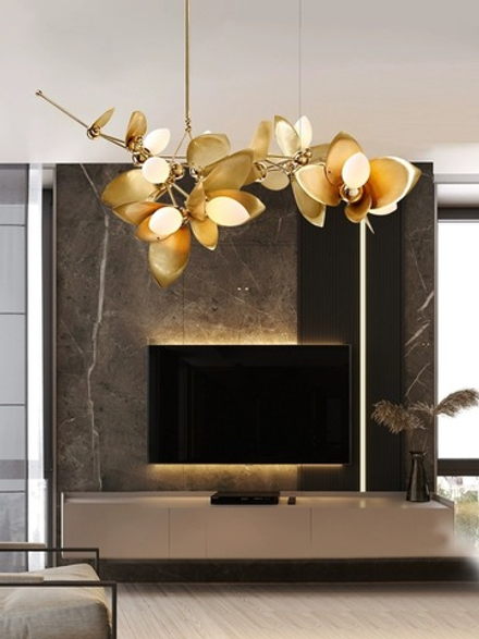 Chandelier  horizontal Laurel Blossom 09 by Rosie Li