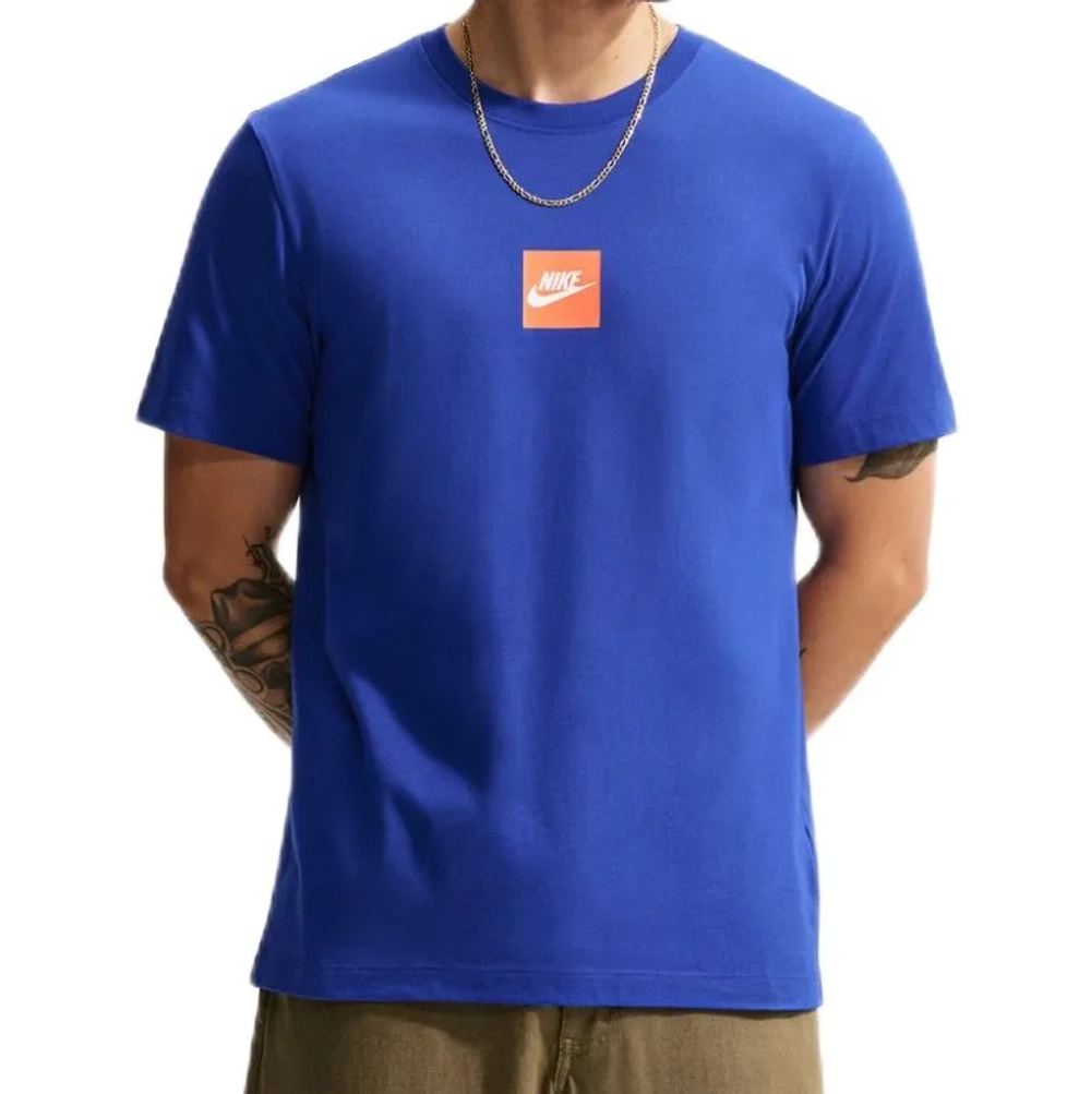 Мужская теннисная футболка Nike Sportswear Just Do It - old royal