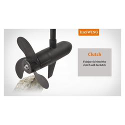 Электромотор Haswing Cayman B 55 lbs New Gear Box с функцией якоря 55Lbs / 12В / 137см