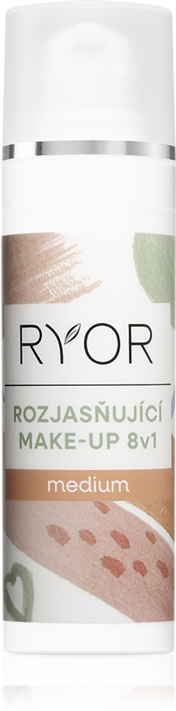 RYOR Decorative Care - Тональная основа, осветляющая 8 в 1 оттенок Medium, 30 ml