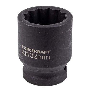 Головка ударная 32мм 3/4''12гр. FORCEKRAFT FK-46832