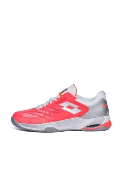 Женские теннисные кроссовки Lotto Mirage 100 Speed - fiery coral/all white