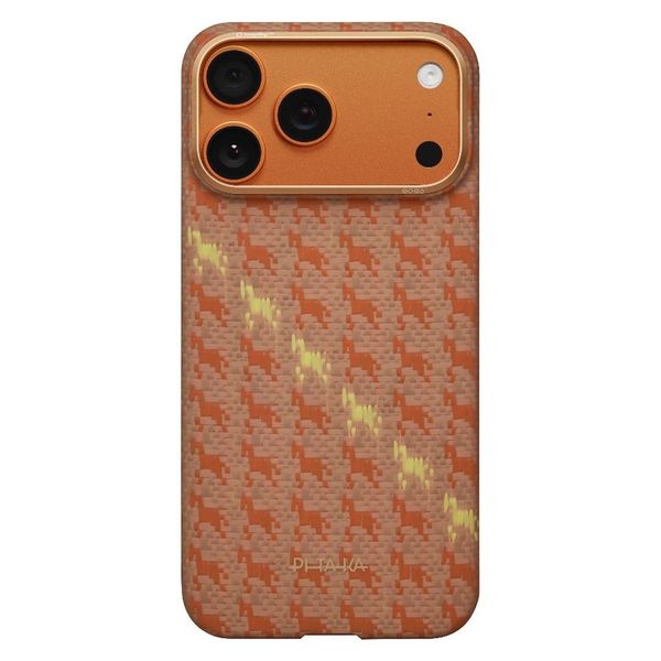 Чехол Pitaka Edge Case для iPhone 17 Pro, Янтарный | Amber