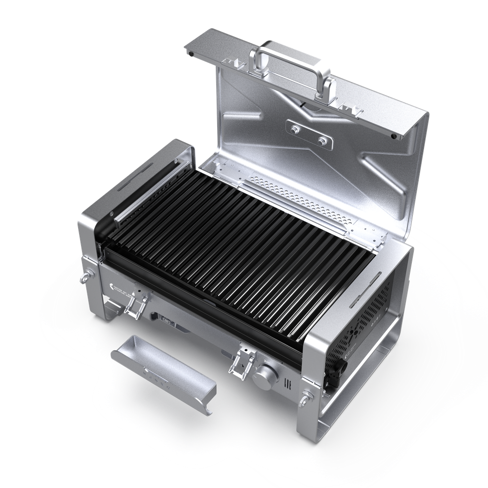 Газовый гриль портативный Karbo Grill X1 Natural Grey