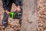 Цепная пила аккумуляторная Greenworks GD60CS25k5 Арт. 2008907UG, 60V, 40 см, бесщеточная, 2500 Вт, с 1хАКБ 5 Ач. и ЗУ
