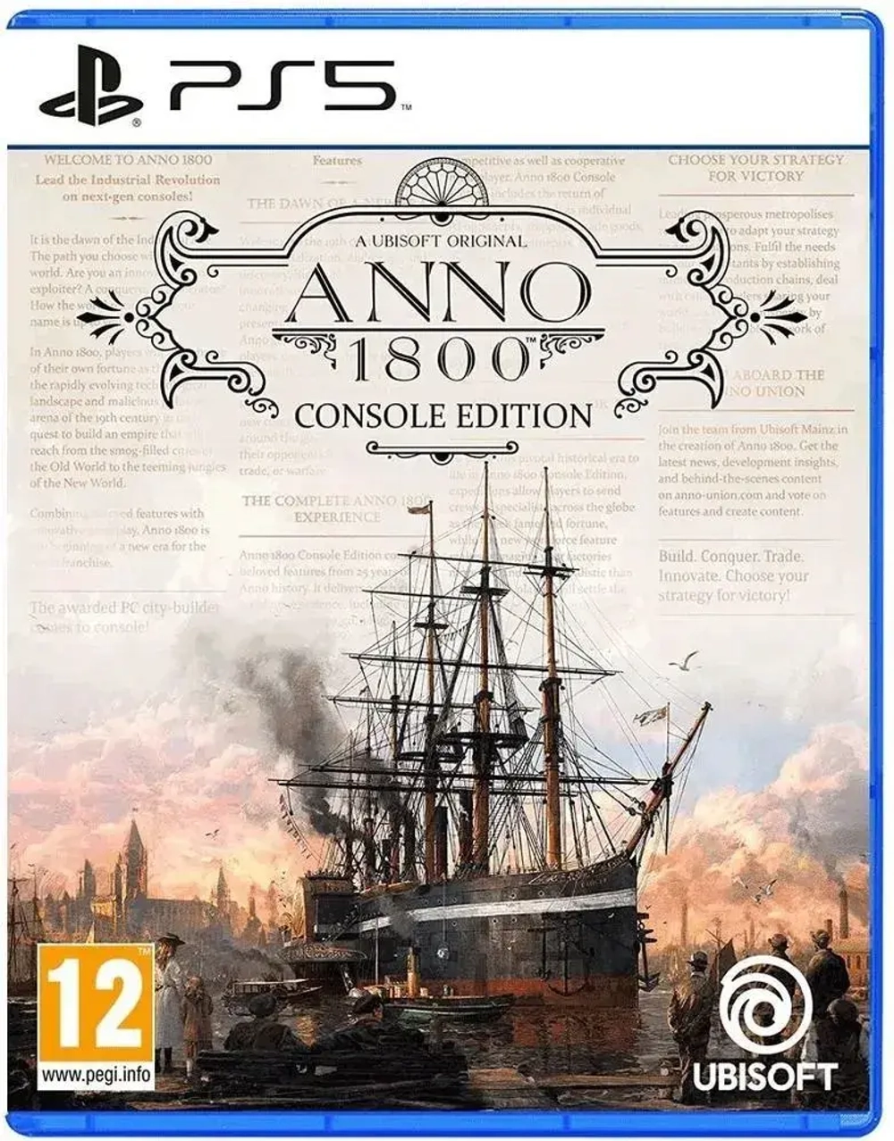 Anno 1800 Console Edition (диск для PS5, полностью на русском языке)