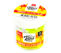 Слаги съедобные LJ Pro Series TIPSY WORM 2,3in (5,84 см), цв. T75, 12 шт.