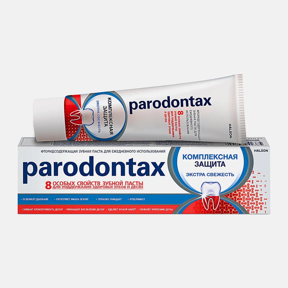 Зубная паста Parodontax Комплексная Защита от воспаления и кровоточивости десен с фтором 75мл
