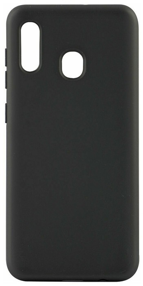 Накладка для Samsung Galaxy A20 Silicone cover черная
