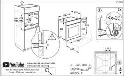 Электрический духовой шкаф Electrolux EOF5F50BX