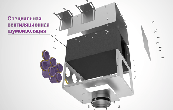 Provent KVF 160/75×6 коллектор металлический концевой на 6 выходов