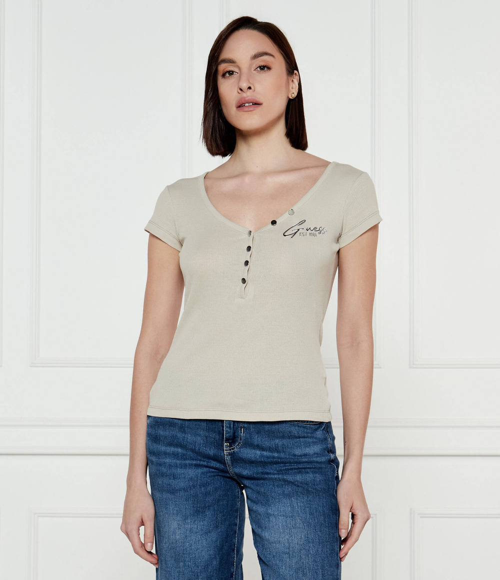Футболка GUESS - бежевый(W4RP47 K1814)