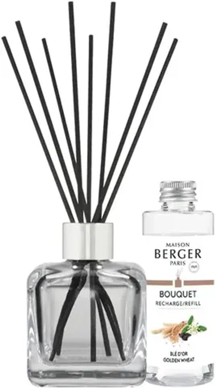 Maison Berger Paris Набор палочек для диффузора Ice Cube 100 мл + ароматическое масло "золотая пшеница" EAN 3127290075956
