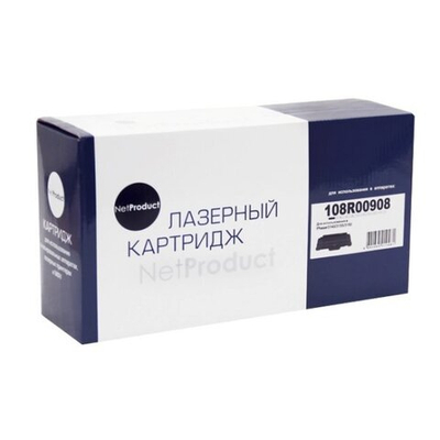Картридж NetProduct (N-108R00908) для Xerox Phaser 3140/3155/3160, 1,5K