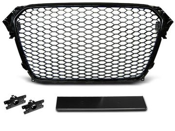 Решетка радиатора RS-TYPE GLOSSY BLACK для Audi A4 B8