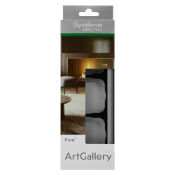 ARTGALLERY PURE 3-постовая РАМКА, ОРГАНИЧЕСКОЕ СТЕКЛО АЛЮМИНИЙ