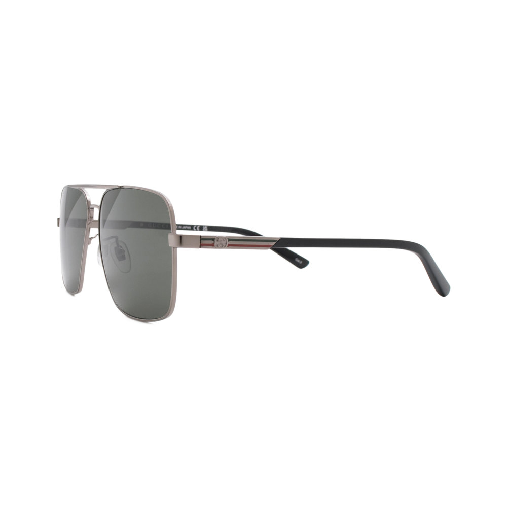 Солнцезащитные очки GUCCI GG1289S-001 пилот стальные