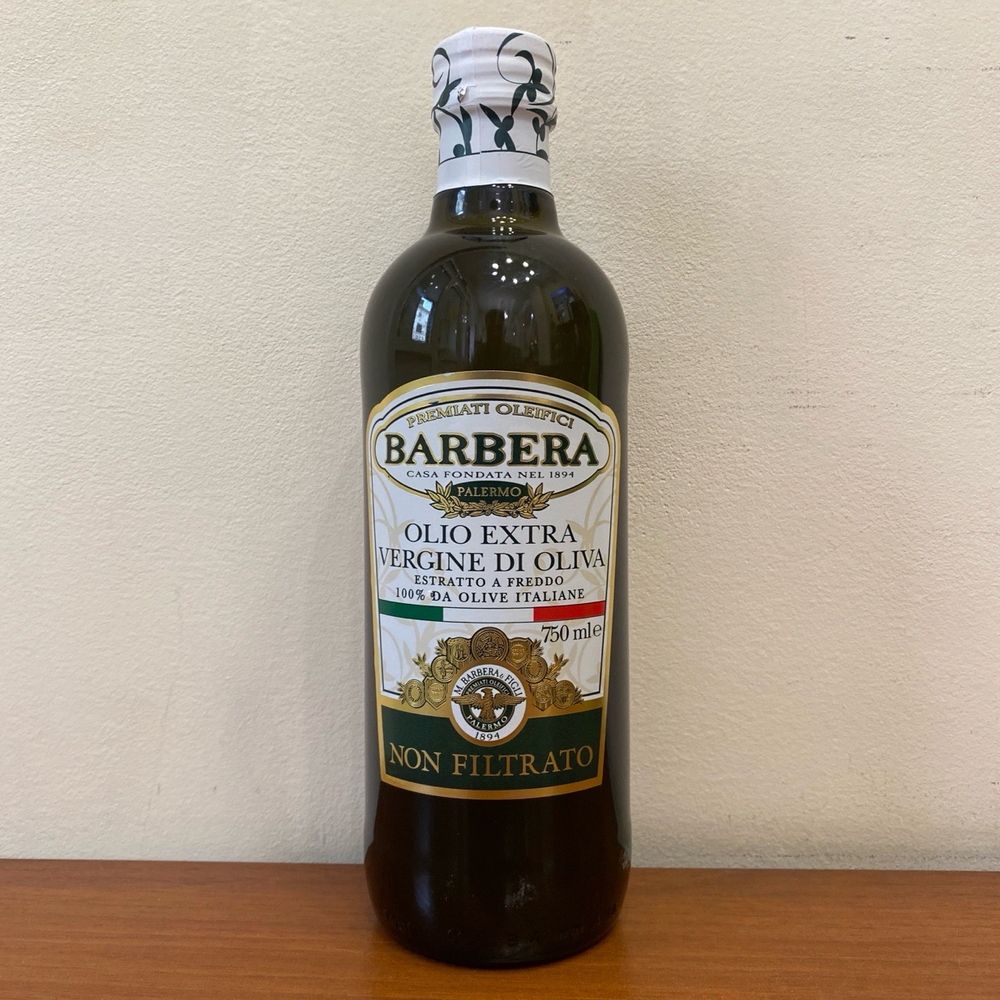 Оливковое масло BARBERA Non Filtrato (нефильтрованное) Extra Virgin 0,75 л Италия