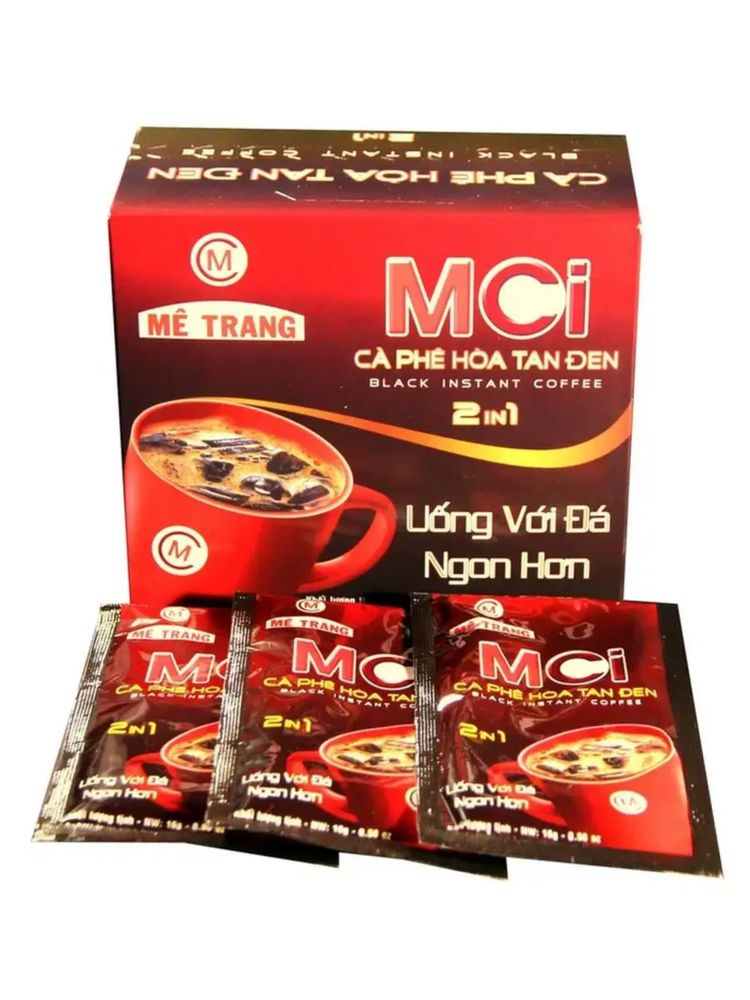 Растворимый кофе Me Trang MCI 2 в 1, в пакетиках 15 шт, 2 шт